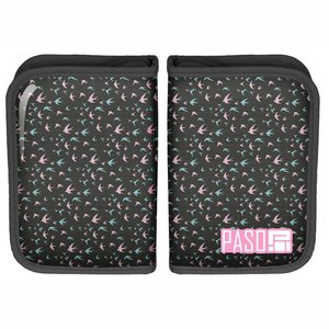 Penál Birds šedý rozkládací-3